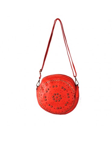 Florence Moon Shoulder bag in washed leather