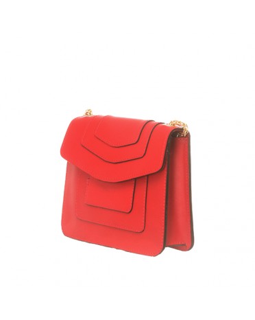 Florence Moon Wrinkled leather shoulder strap