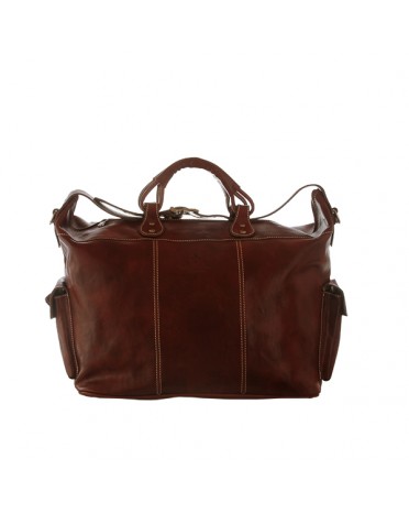 Florence moon Leather duffle bag