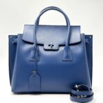 Borsa a mano in pelle Martellata